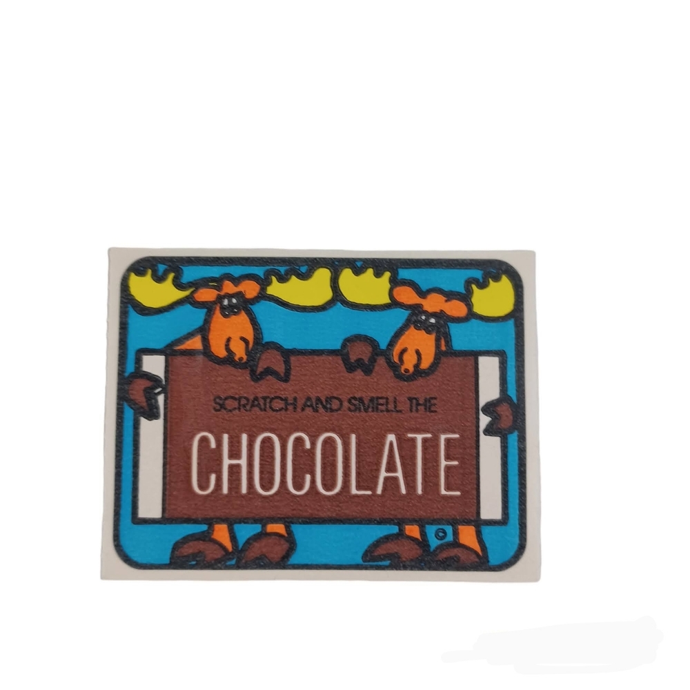 Vintage Mello Smello Chocolate Bar Sticker -80’s -Unused -Single Sticker